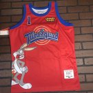 LOONEY TUNES TUNESQUAD Red Headgear Classics Basketball Jersey ~Never Worn~ L