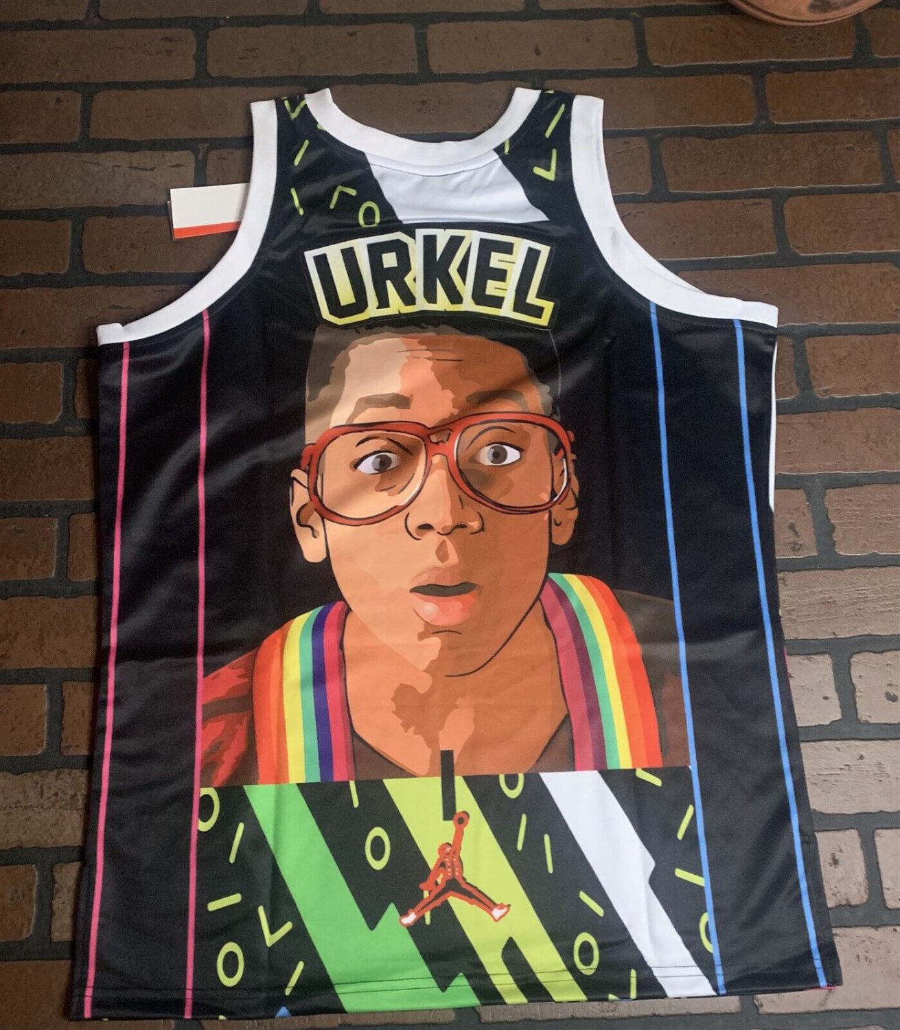 URKEL FAMILY MATTERS Headgear Classics Basketball Jersey ~Never Worn~ L XL