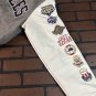 NEW YORK YANKEES G-III 27X World Series Varsity Jacket~Faux Leather Sleeved~