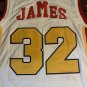 LEBRON McDonalds "32" Headgear Classics Basketball Jersey~Slight Dye Defect~