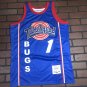 BUGS BUNNY TUNESQUAD Blue Headgear Classics Basketball Jersey ~Never Worn~ L