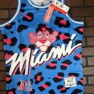 PINK PANTHER / MIAMI Blue Headgear Classics Basketball Jersey ~Never Worn~ M