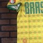 BRAZIL 1990 World Cup National Team Headgear Classics Soccer Jersey ~Never Worn~