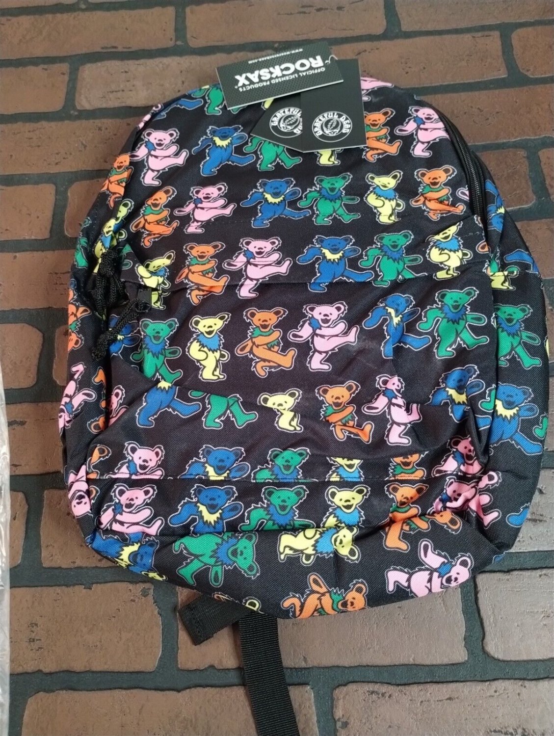 GRATEFUL DEAD - Dancing Bears Rocksax Daypack w/ Laptop Sleeve ~New~