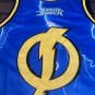 STATIC SHOCK Blue Lightening Headgear Classics Basketball Jersey ~Never Worn~ M