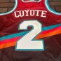WILE E COYOTE/SAN ANTONIO Red Headgear Classics Basketball Jersey ~New~ S M XL