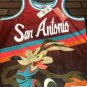 WILE E COYOTE/SAN ANTONIO Red Headgear Classics Basketball Jersey ~New~ S M XL