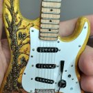 DAVID LOZEAU - Tree of Life Fender Strat 1:4 Scale Replica Guitar ~Axe Heaven~