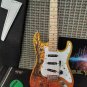 DAVID LOZEAU - Tree of Life Fender Strat 1:4 Scale Replica Guitar ~Axe Heaven~