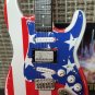 WAYNE KRAMER - Stars N' Stripes Fender Strat 1:4 Scale Replica Guitar~Axe Heaven