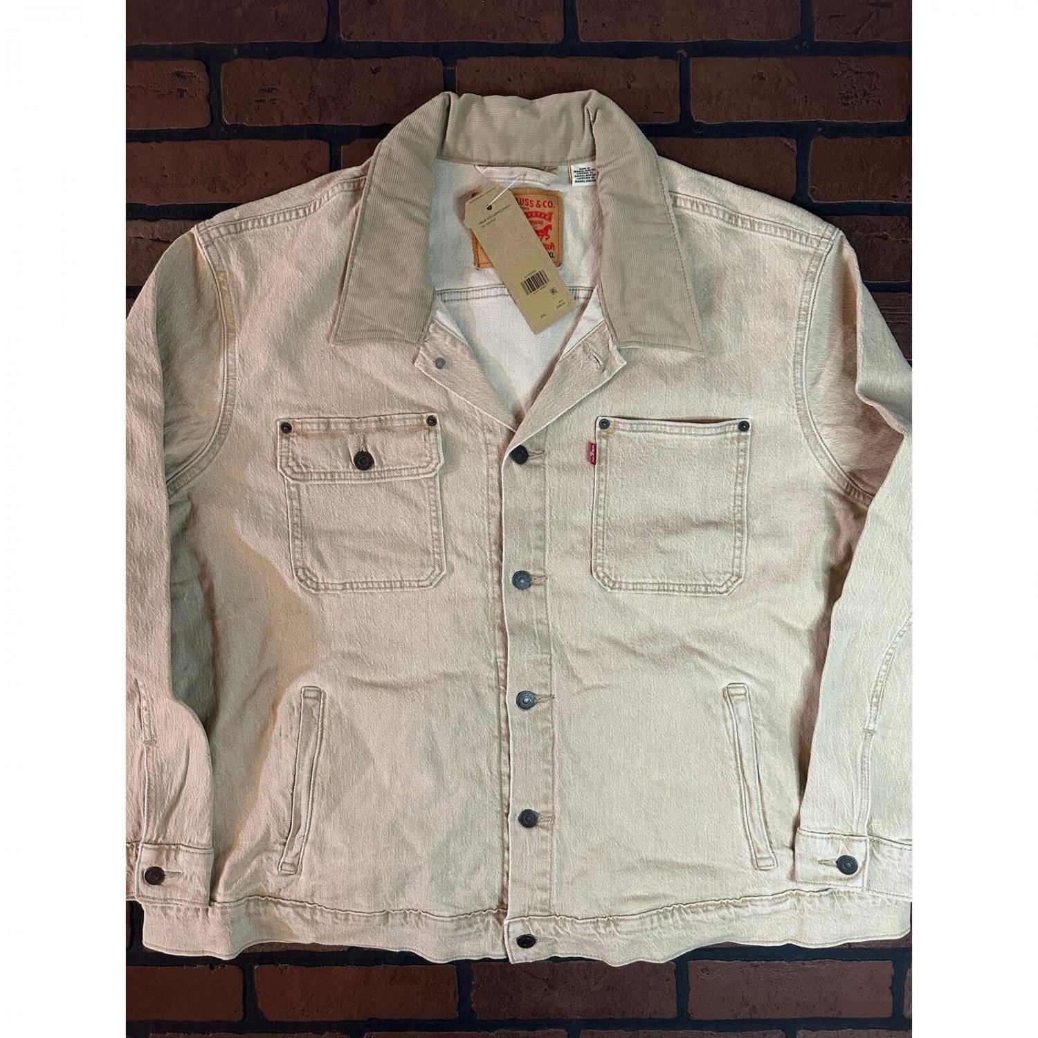 Tan Levi&acirc;��s Denim Jacket