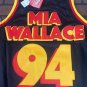 PULP FICTION MIA WALLACE Black Headgear Classics Basketball Jersey~Never Worn~XL