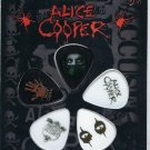 ALICE COOPER Set of 5 Guitar Picks/Plectrums ~Licensed~