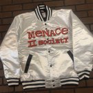 MENACE II SOCIETY Headgear Classics Streetwear White Jacket~Never Worn~ S - 2XL