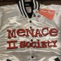 MENACE II SOCIETY Headgear Classics Streetwear White Jacket~Never Worn~ S - 2XL