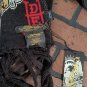 ED HARDY by Christian Audigier-2000s Death Or Glory Vtg Black Scarf~NEVER WORN~