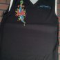 ED HARDY by Christian Audigier- Vtg Black Sleeveless Pullover Vest~NEW~M-2XL