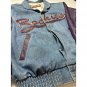Colorado Rockies Vintage Denim Jacket with Leather Sleeves