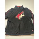 Coyotes Vintage Fuzzy Zip Up Jacket