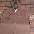 ED HARDY -Christian Audigier Love Kills Slowly Zip-Up Heather Sweater ~VTG~M-2XL
