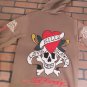 ED HARDY -Christian Audigier Love Kills Slowly Zip-Up Heather Sweater ~VTG~M-2XL
