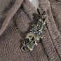 ED HARDY -Christian Audigier Love Kills Slowly Zip-Up Heather Sweater ~VTG~M-2XL