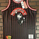 MONOPOLY Black Headgear Classics Basketball Jersey ~Never Worn~ S XL