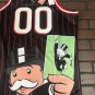 MONOPOLY Black Headgear Classics Basketball Jersey ~Never Worn~ S XL