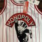 MONOPOLY White Headgear Classics Basketball Jersey ~Never Worn~ XL