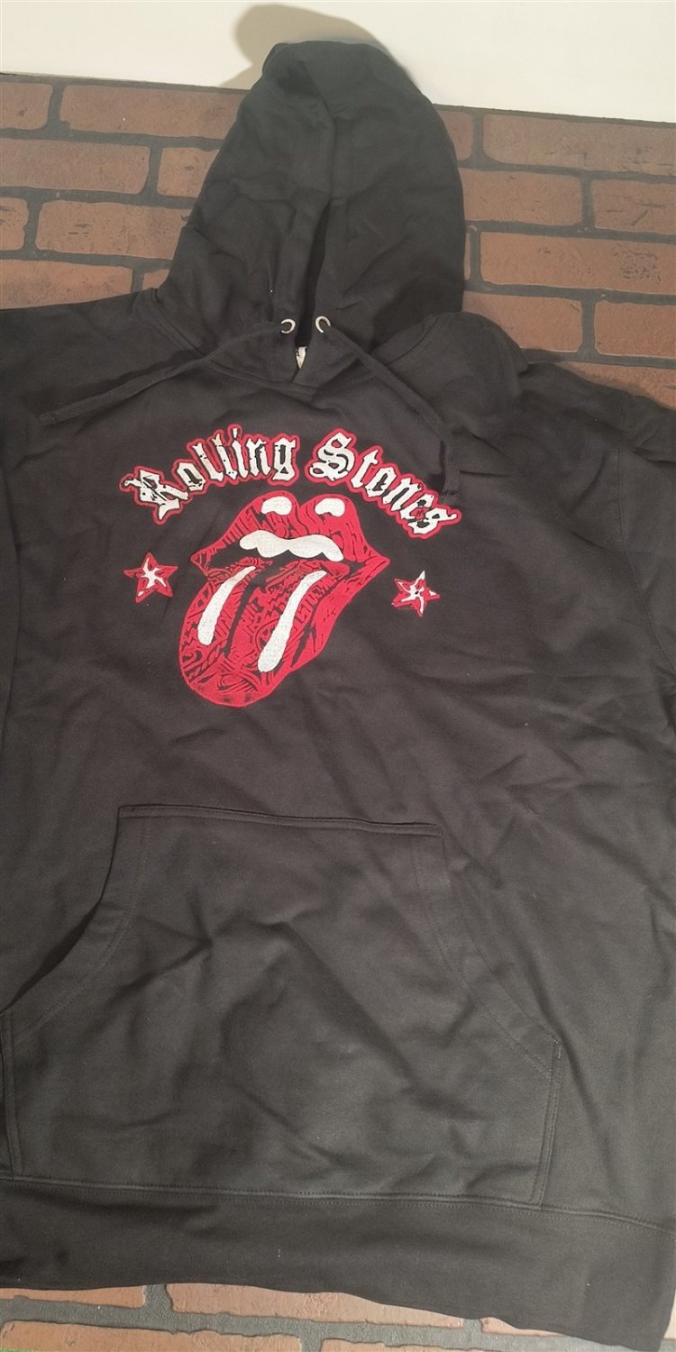 ROLLING STONES - Long Sleeve High Quality Pullover Hoodie ~BRAND NEW~ XS-4XL