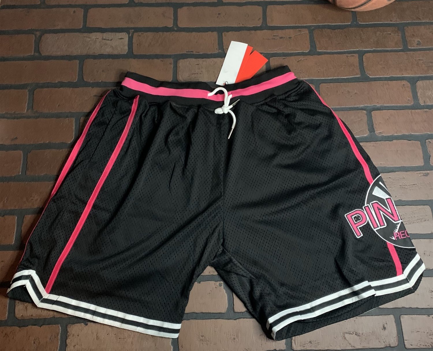 PINKY'S RECORDS Headgear Classics Black Basketball Shorts ~Never Worn~ L