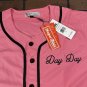 PINKY'S Day Day Headgear Classics Pink Baseball Jersey ~Never Worn~ M L XL XXL