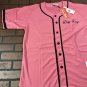 PINKY'S Day Day Headgear Classics Pink Baseball Jersey ~Never Worn~ M L XL XXL
