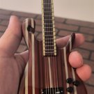 LES CLAYPOOL - Carl Thompson Rainbow Bass 1:4 Scale Replica Guitar ~Axe Heaven~