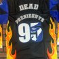 DEAD PRESIDENTS Headgear Classics Hockey Black Jersey ~Never Worn~ M L XL 2XL