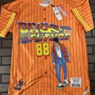 BACK TO THE FUTURE Headgear Classics Orange Baseball Jersey ~Never Worn~L XL 2XL