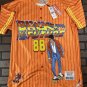BACK TO THE FUTURE Headgear Classics Orange Baseball Jersey ~Never Worn~L XL 2XL