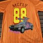 BACK TO THE FUTURE Headgear Classics Orange Baseball Jersey ~Never Worn~L XL 2XL