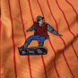 BACK TO THE FUTURE Headgear Classics Orange Baseball Jersey ~Never Worn~L XL 2XL