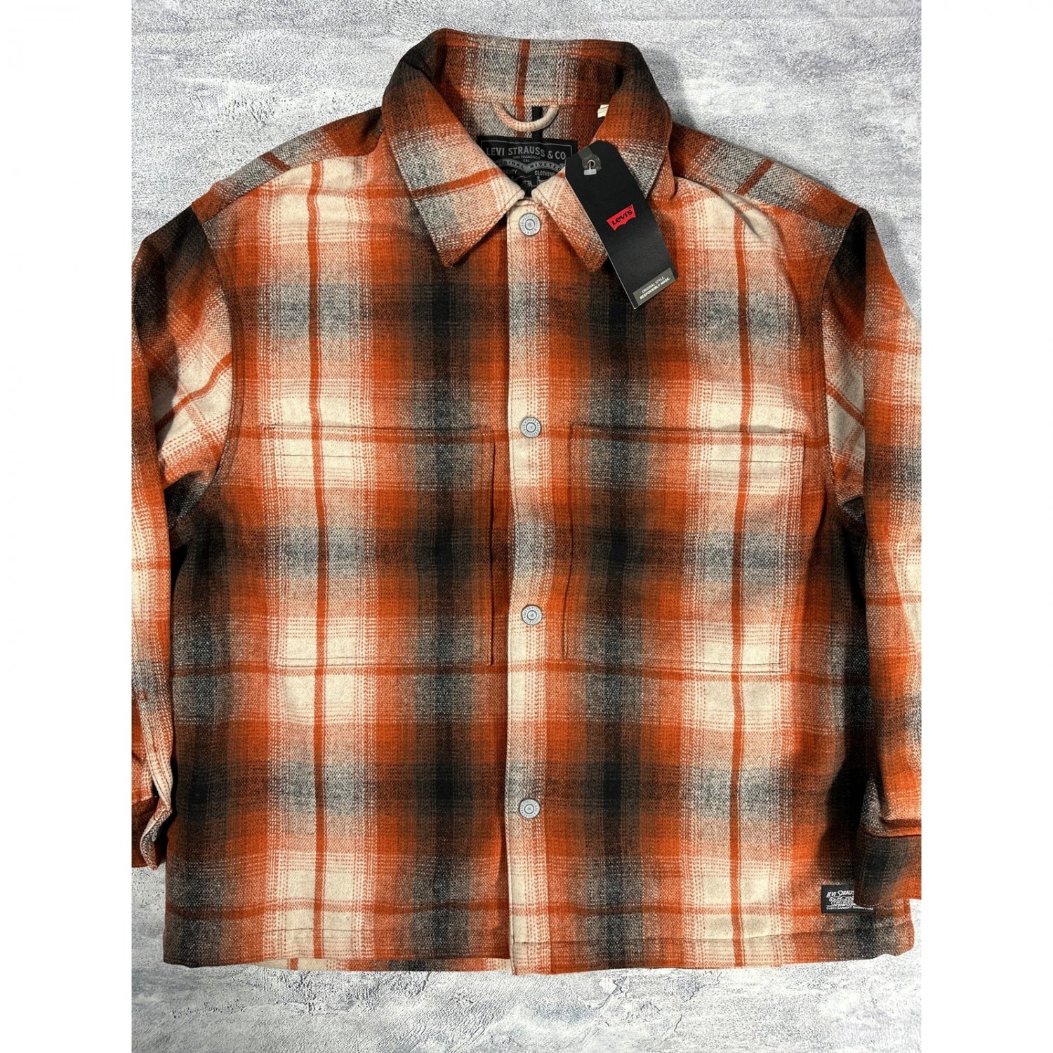 Levi&acirc;��s Plaid Wool Portola Jacket ~New with Tags~