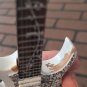 STEVE VAI -Ibanez Distressed White JEM EVO 1:4 Scale Replica Guitar ~Axe Heaven~