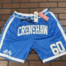 CRENSHAW #60 Headgear Classics Sky Blue Basketball Shorts ~Never Worn~M L XL 2XL