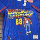 BACK TO THE FUTURE Headgear Classics Blue Baseball Jersey ~Never Worn~M L XL XXL