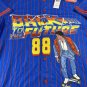 BACK TO THE FUTURE Headgear Classics Blue Baseball Jersey ~Never Worn~M L XL XXL