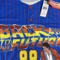 BACK TO THE FUTURE Headgear Classics Blue Baseball Jersey ~Never Worn~M L XL XXL