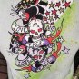 ED HARDY by Christian Audigier-20xx Life And Glory Vtg Green Sweater ~NEW~L-2XL