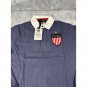 USA Canterbury Blue Rugby Polo Shirt~New with Tags All Sizes~