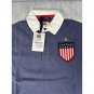 USA Canterbury Blue Rugby Polo Shirt~New with Tags All Sizes~