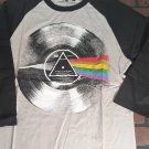 PINK FLOYD 2013 Dark Side of the Moon Record Raglan T-shirt ~Never Worn~ S-2XL