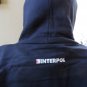 INTERPOL - Black Parachute Zip Up or Pullover Black Hoodie w/ Drawstring ~NEW~ L
